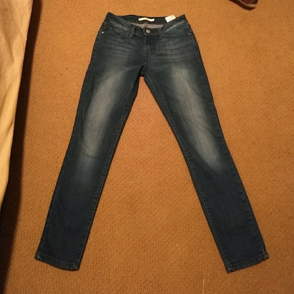 Levi Faded 711 Skinny Blue Jeans 👖❣️